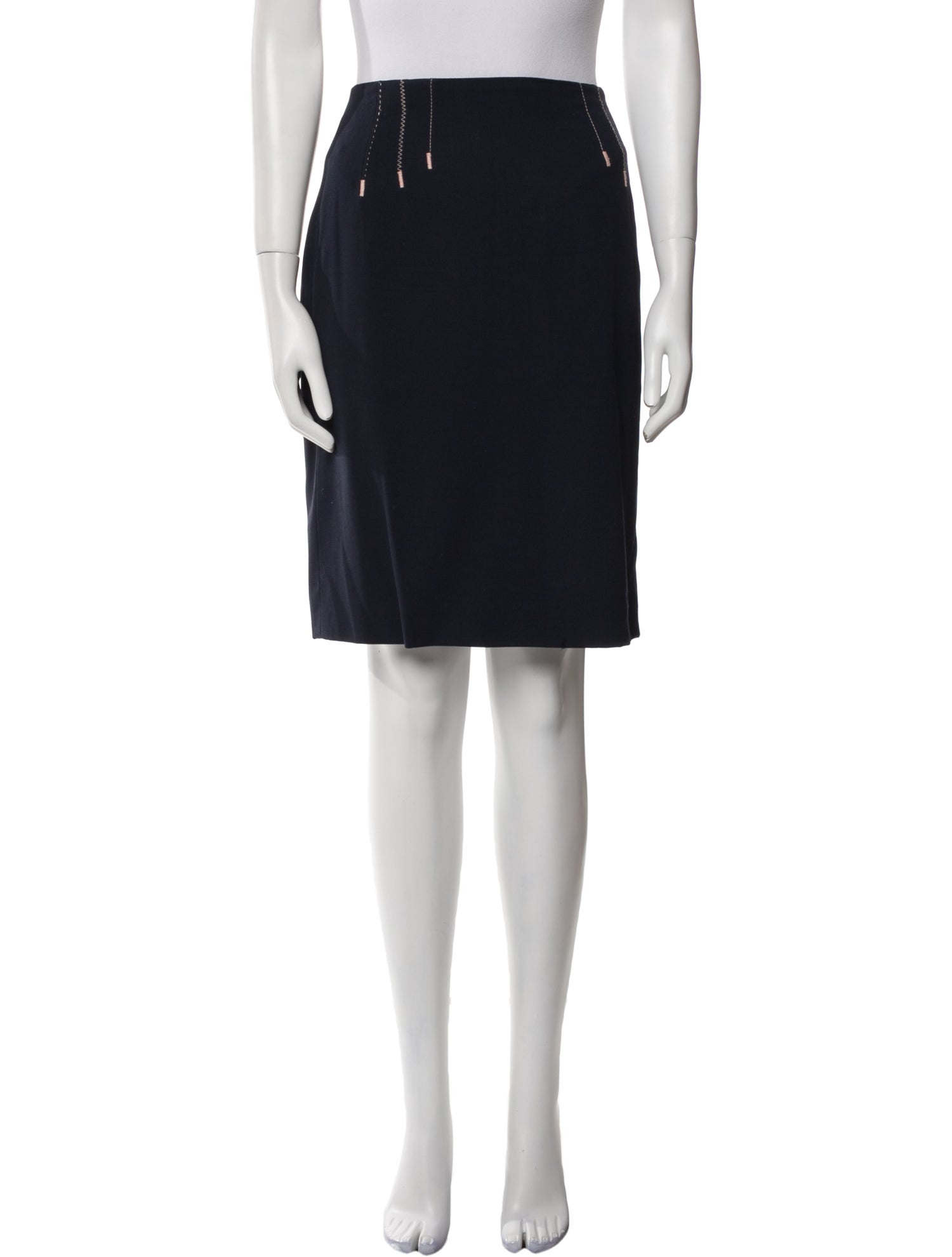 Escada Wool Knee-Length Skirt