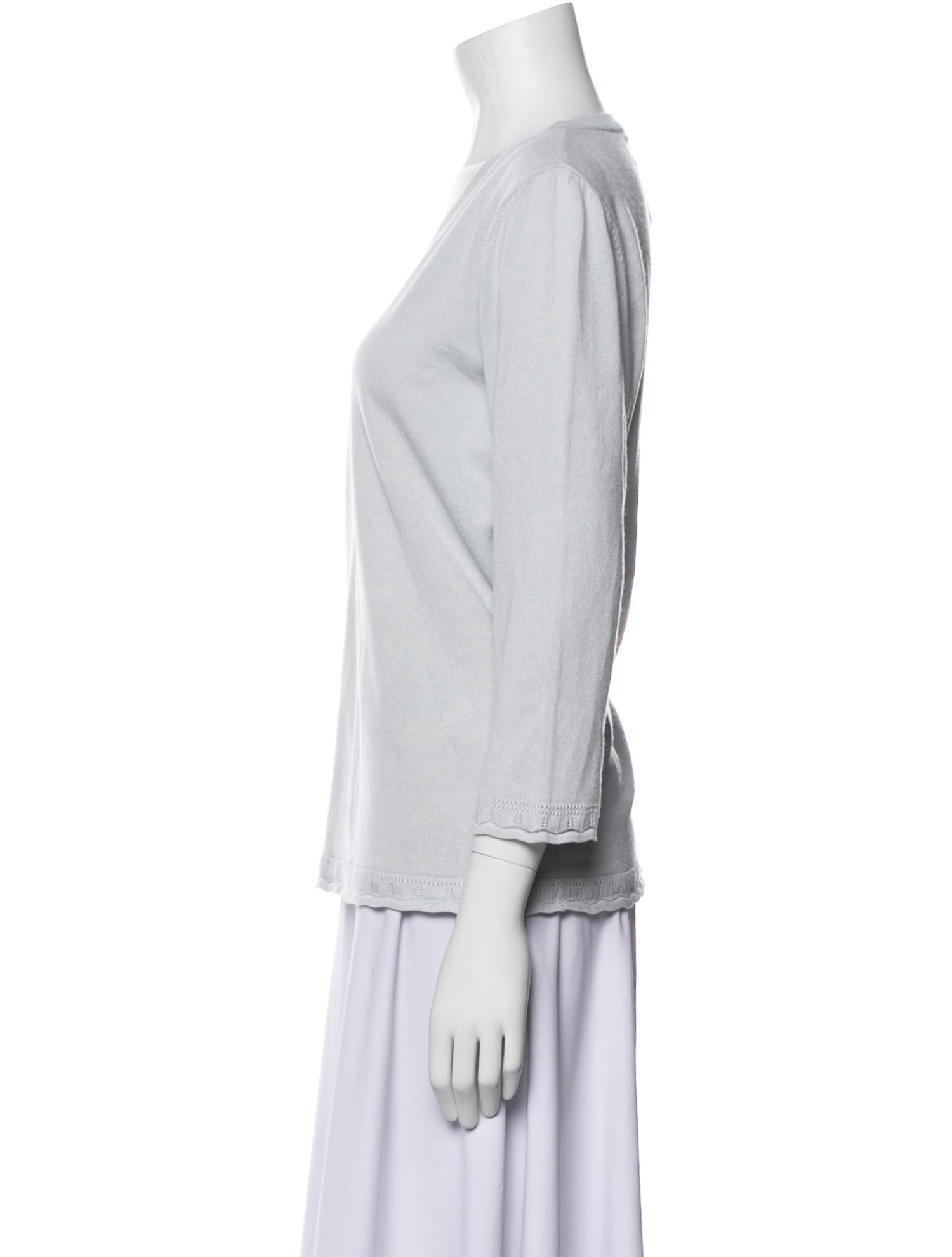 Escada Silk V-Neck Sweater