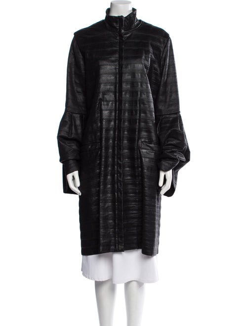 Escada Virgin Wool Faux Fur Coat