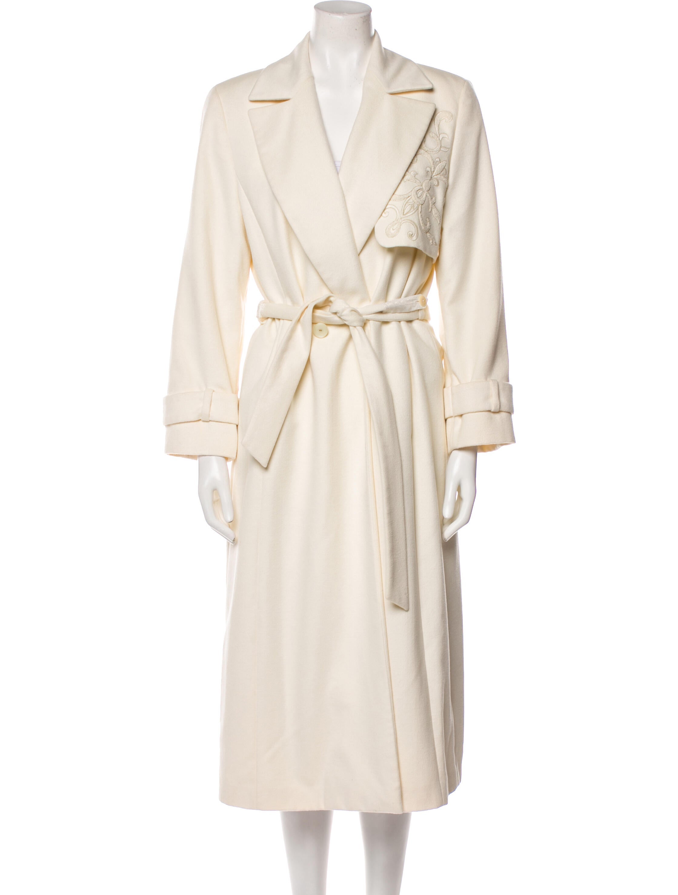 Escada Virgin Wool Trench Coat