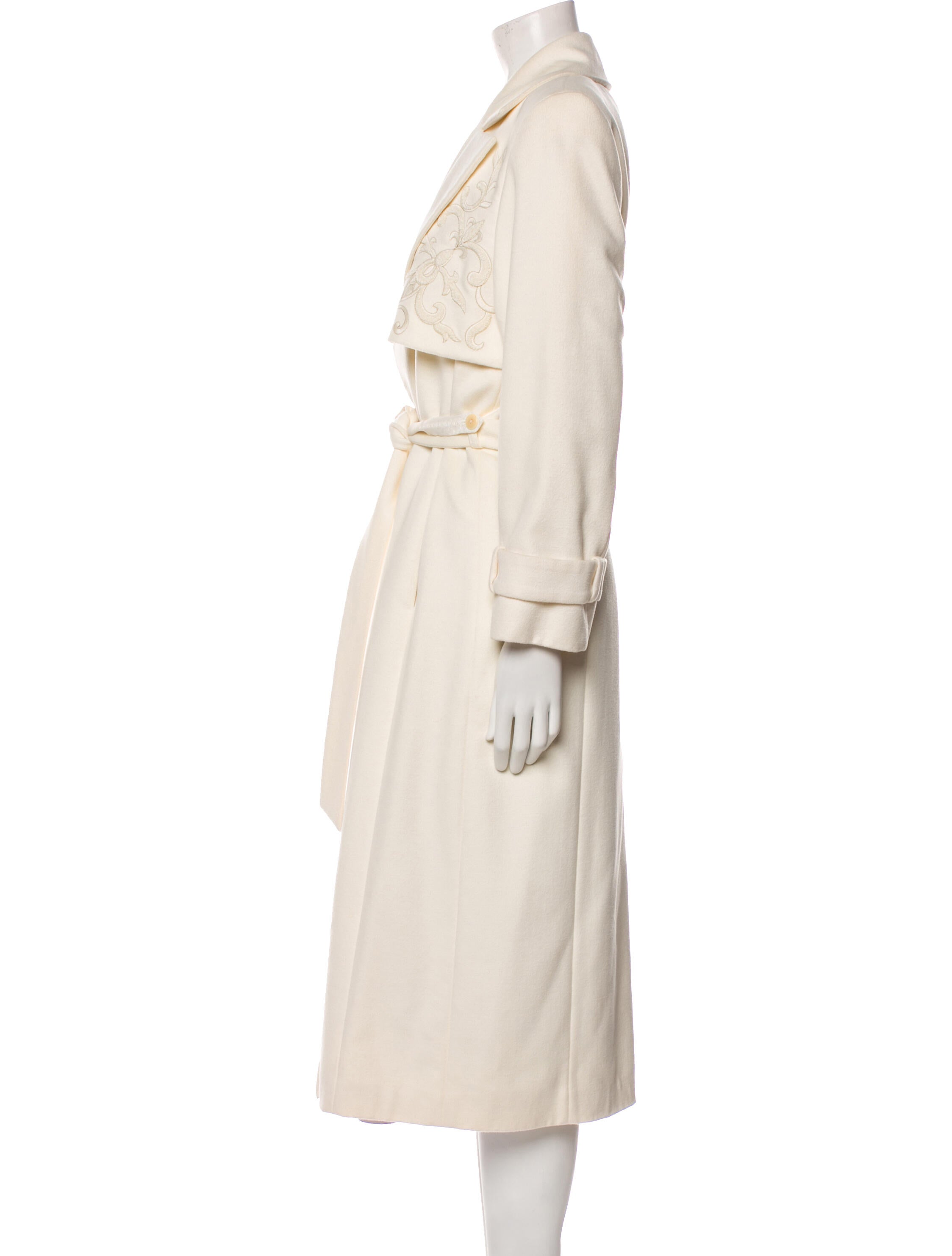 Escada Virgin Wool Trench Coat