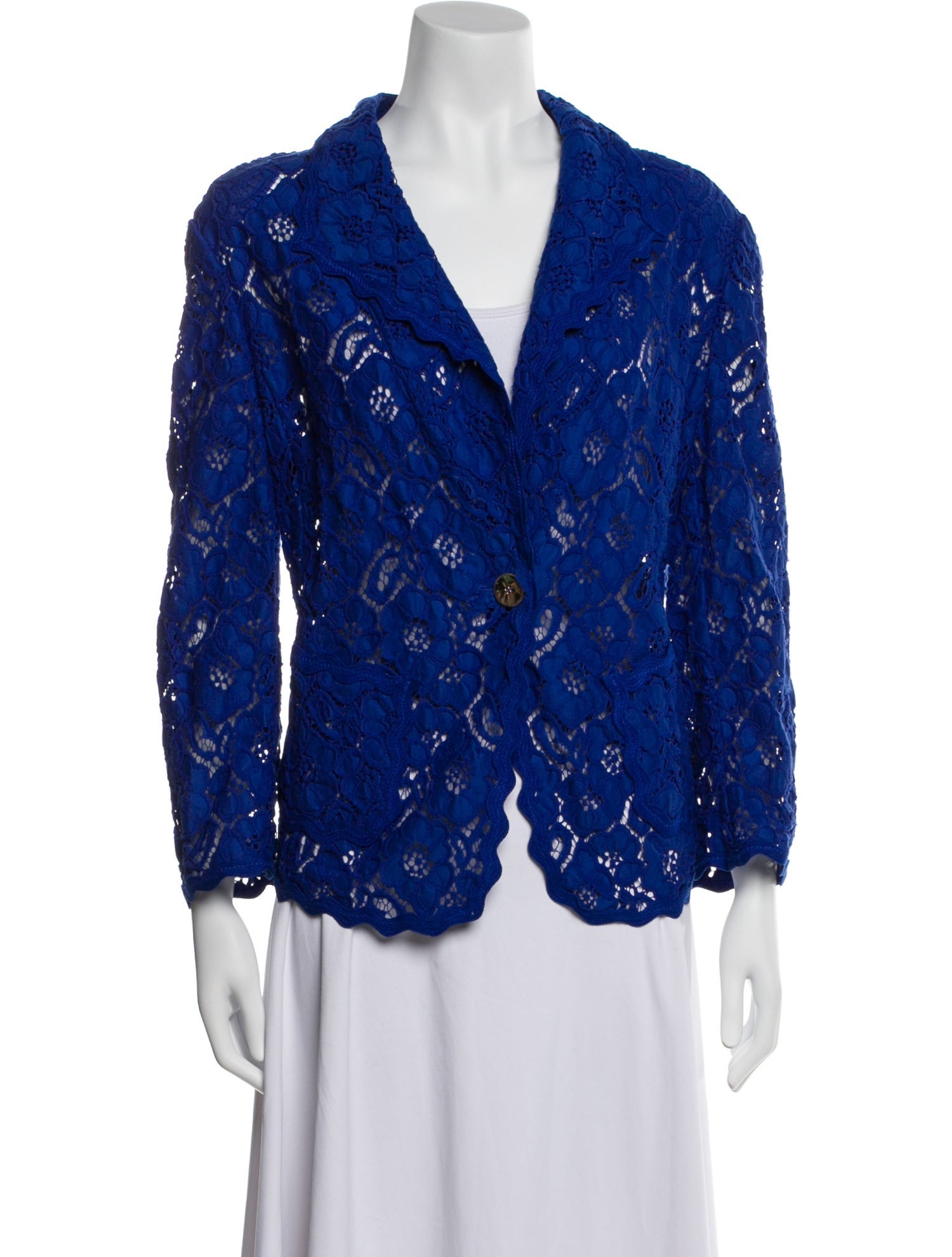 Escada Lace Pattern Jacket