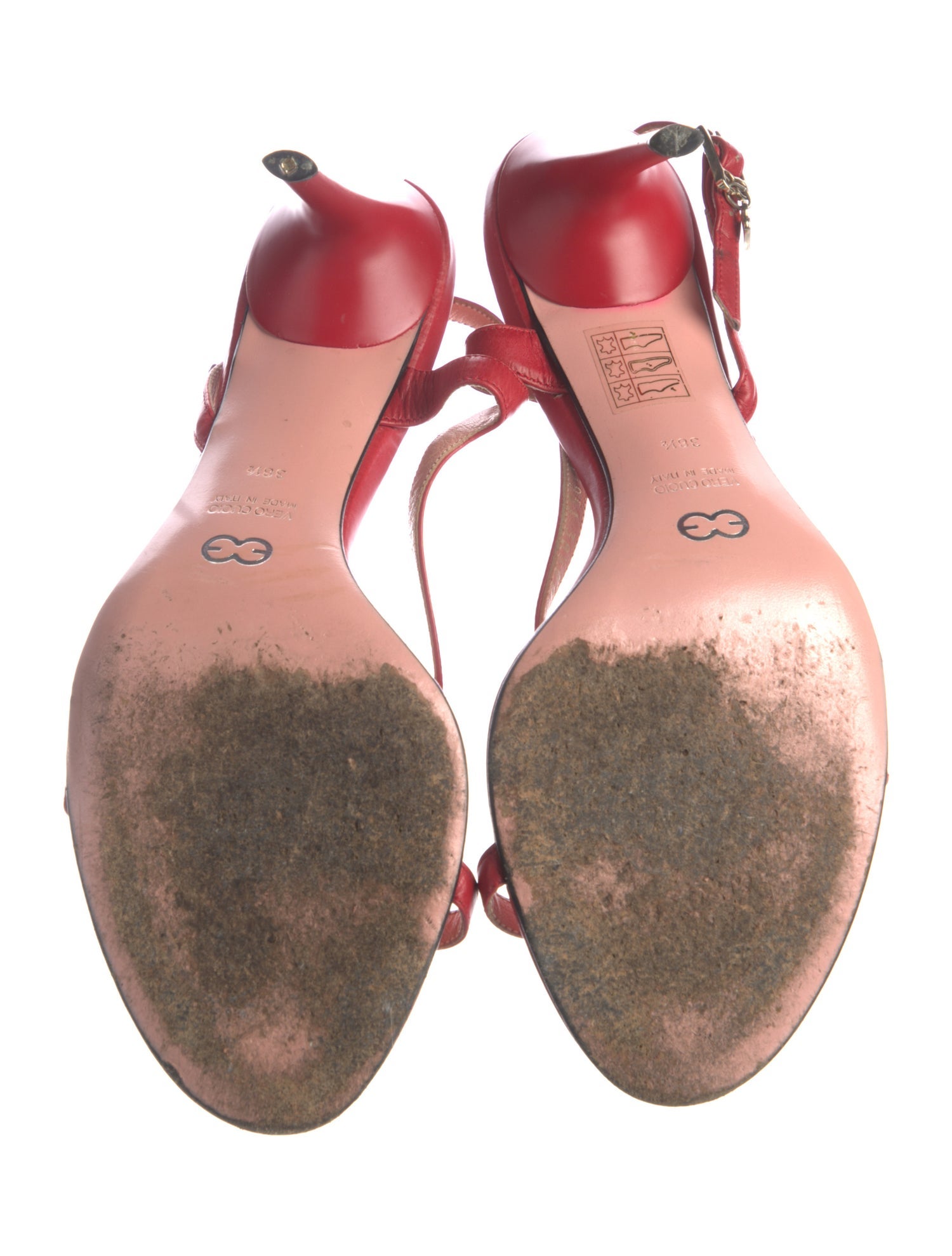 Escada Patent Leather Slingback Sandals