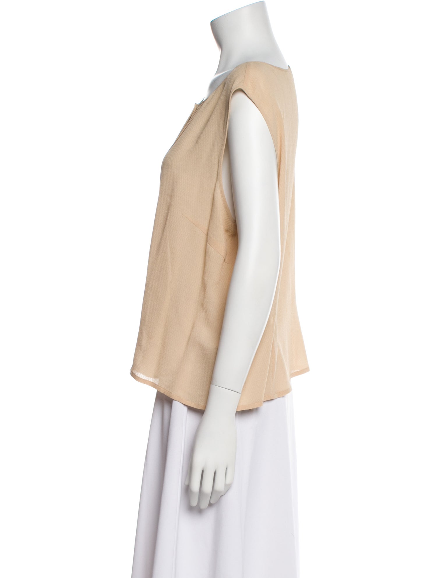 Escada Silk Scoop Neck Top