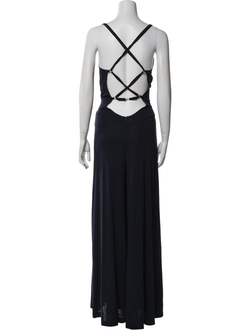 Escada Scoop Neck Jumpsuit