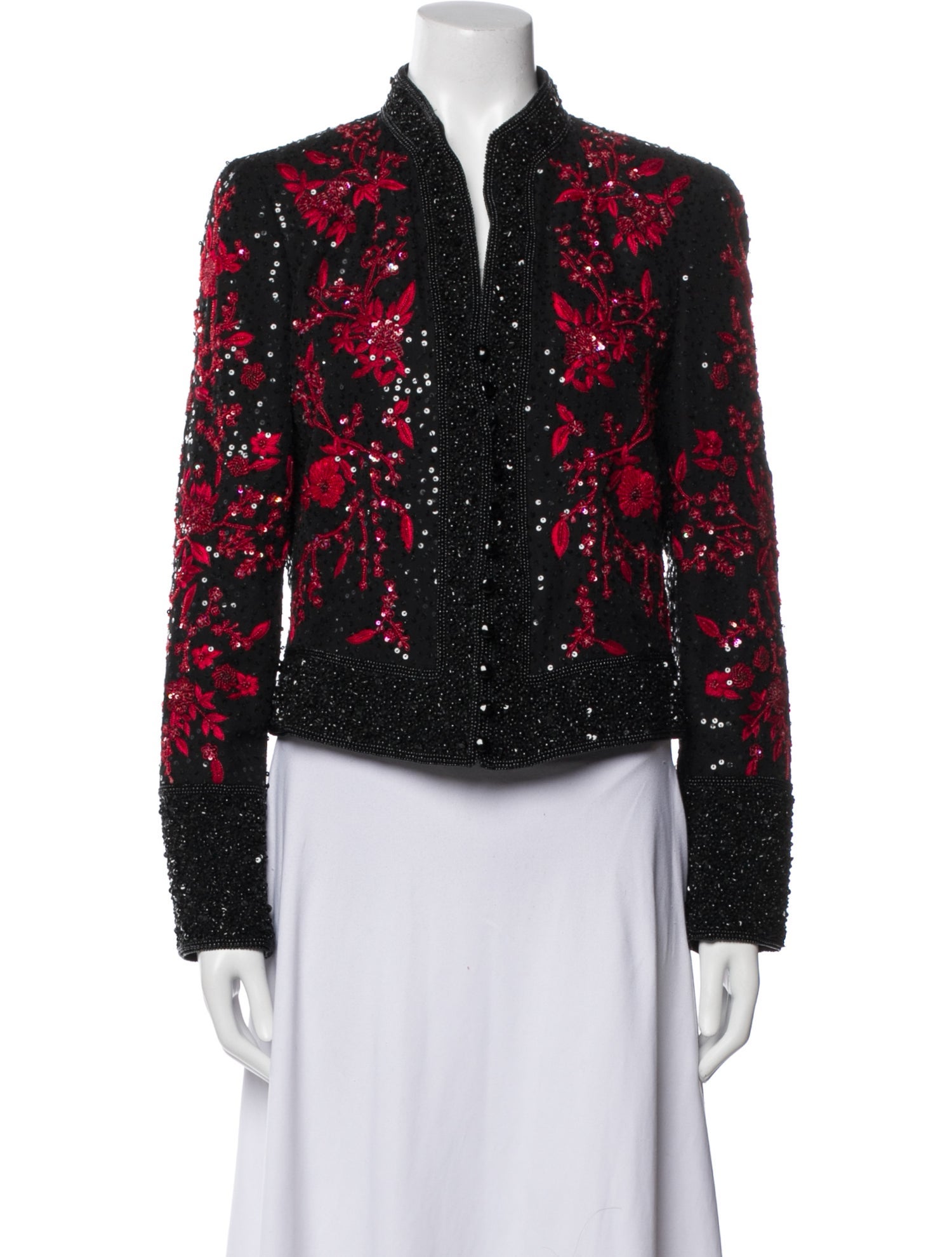 Escada Silk Printed Evening Jacket