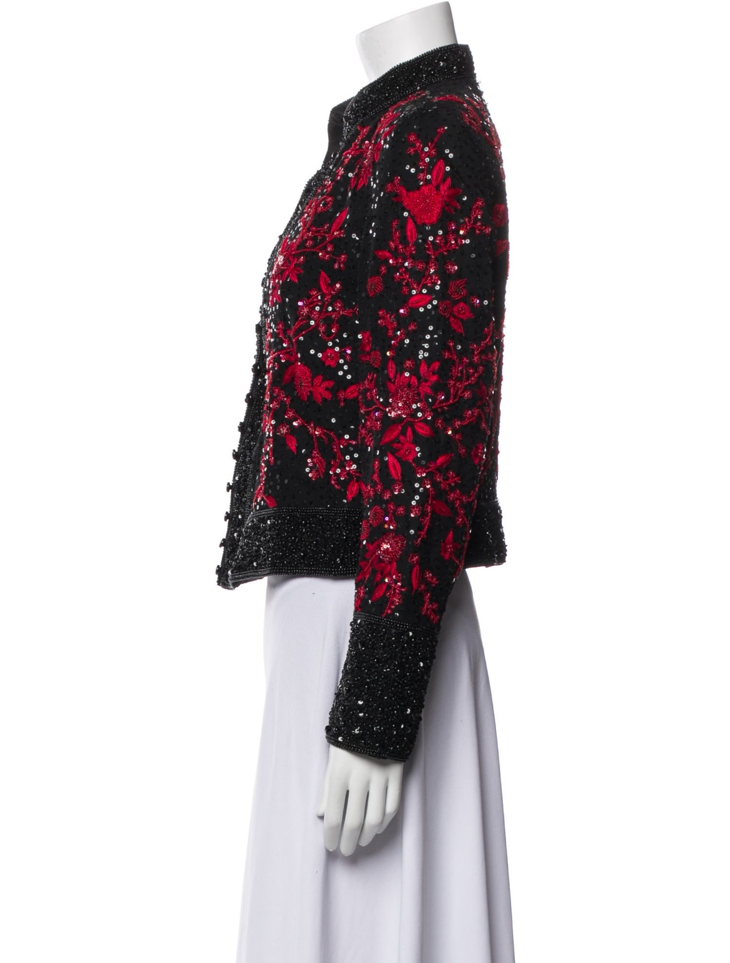 Escada Silk Printed Evening Jacket