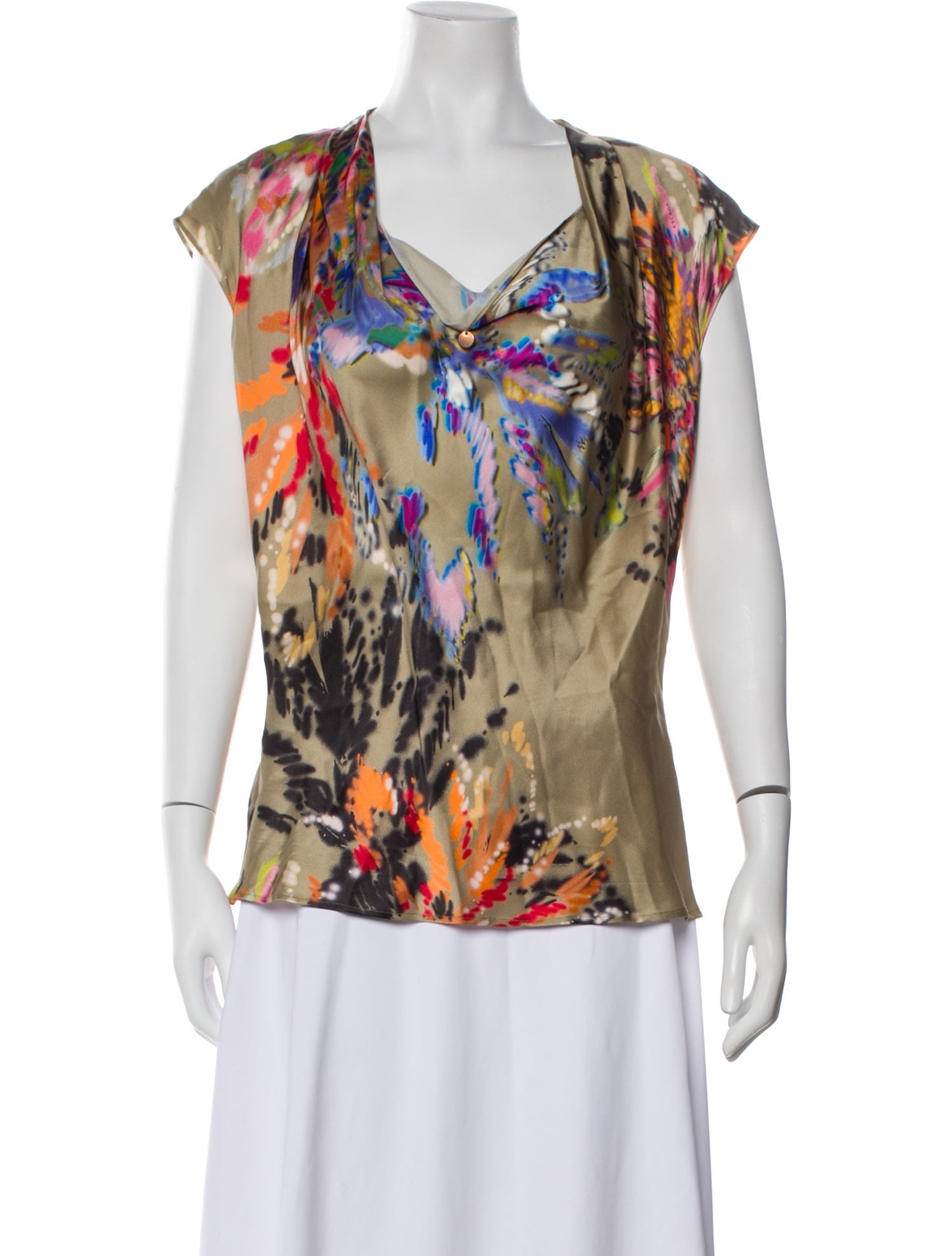 Escada Silk Printed Blouse