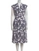 Escada Printed Midi Length Dress