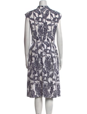 Escada Printed Midi Length Dress