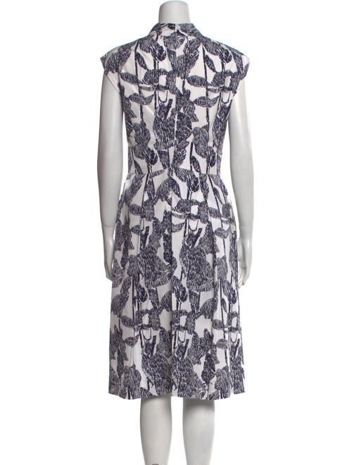 Escada Printed Midi Length Dress