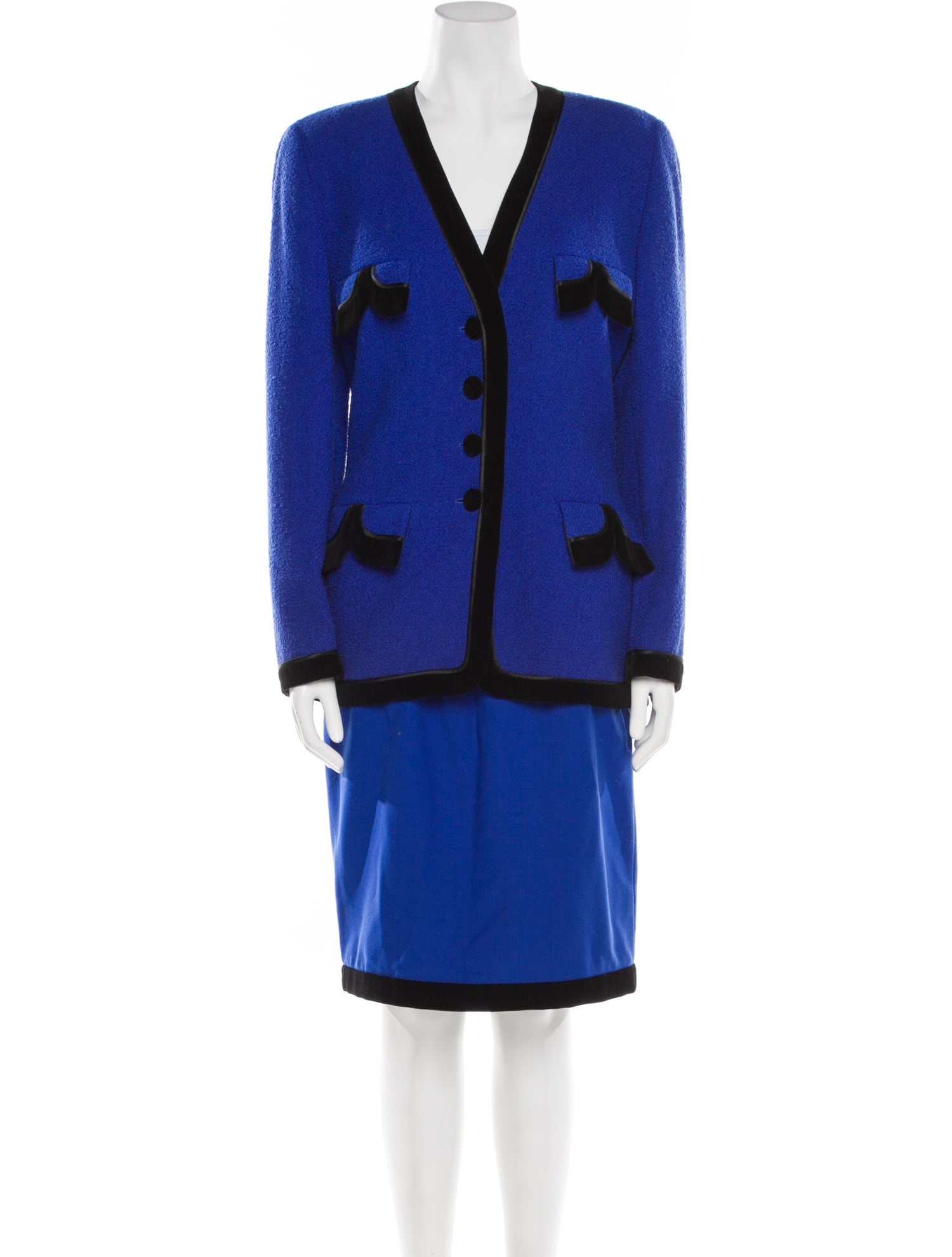Escada Margaretha Ley Virgin Wool Skirt Suit