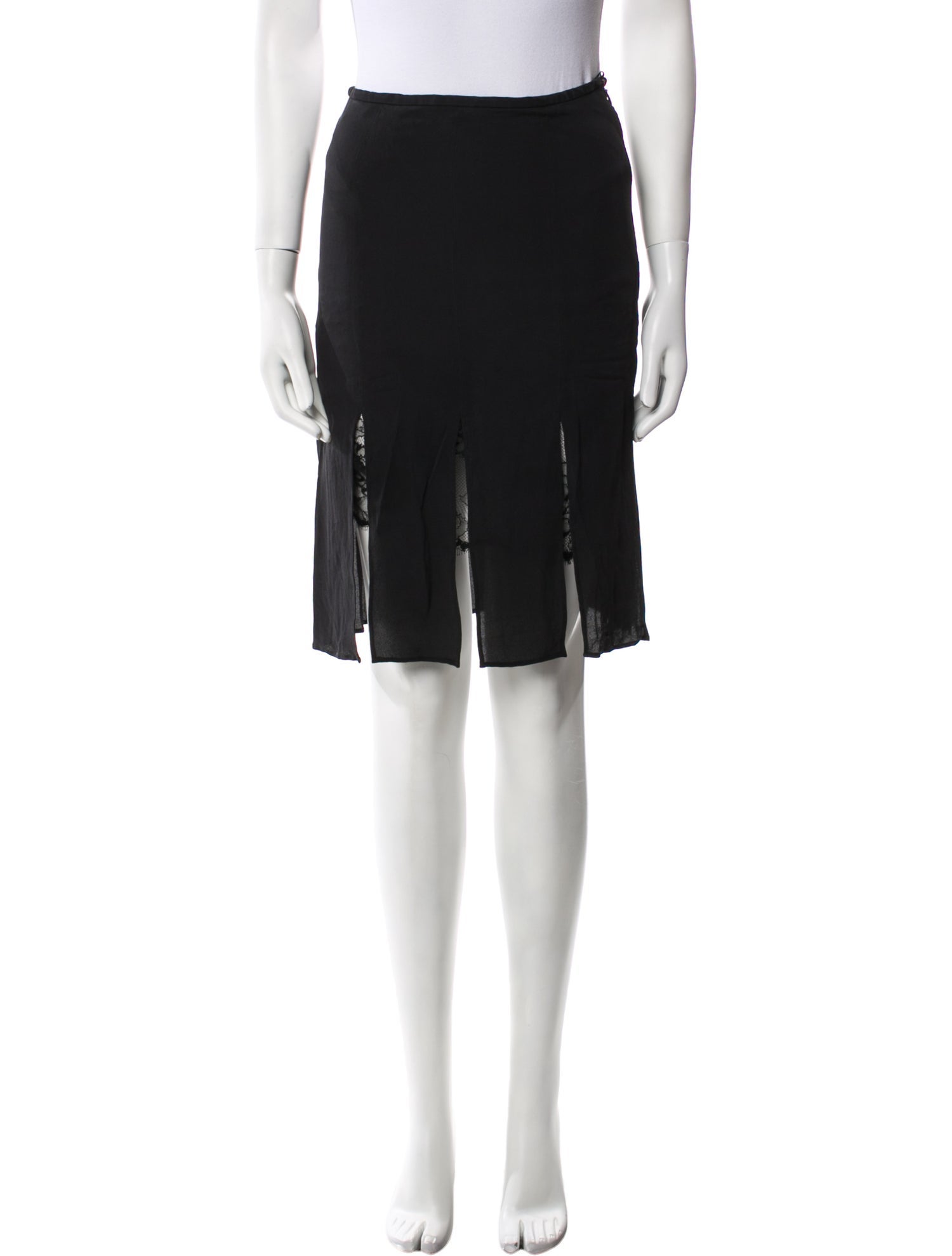 Escada Silk Knee-Length Skirt