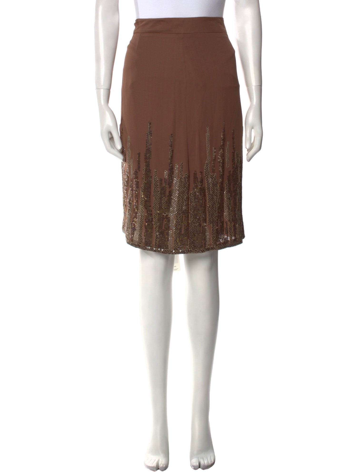 Escada Silk Knee-Length Skirt