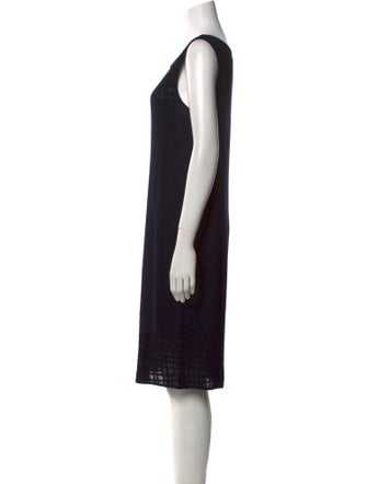 Escada Scoop Neck Knee-Length Dress
