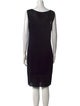 Escada Scoop Neck Knee-Length Dress