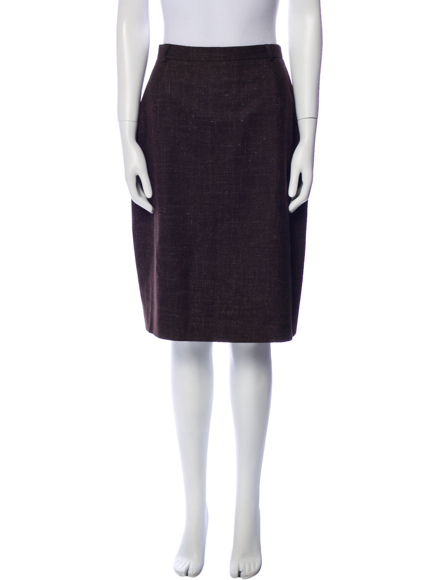Escada Virgin Wool Knee-Length Skirt