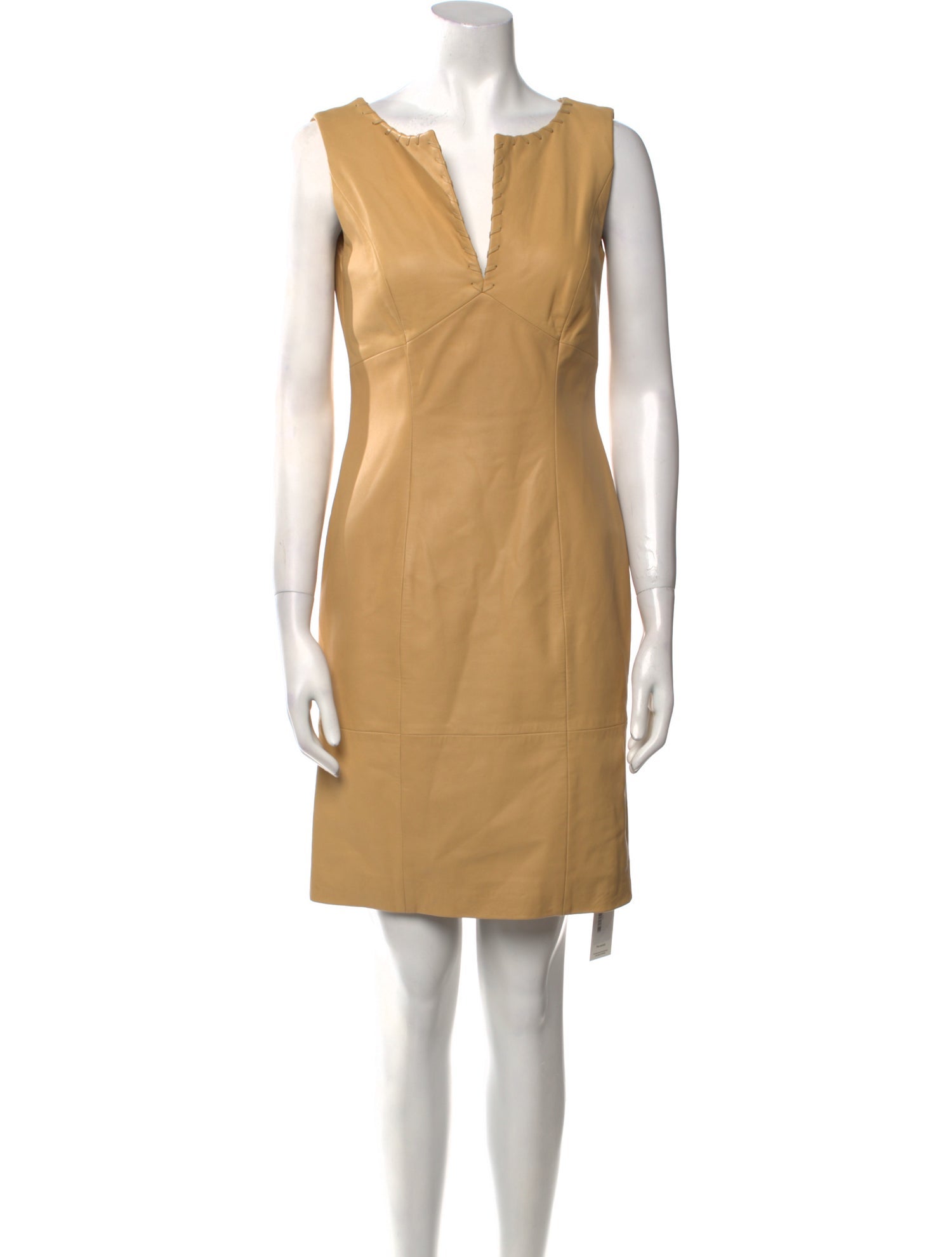 Escada Leather Mini Dress