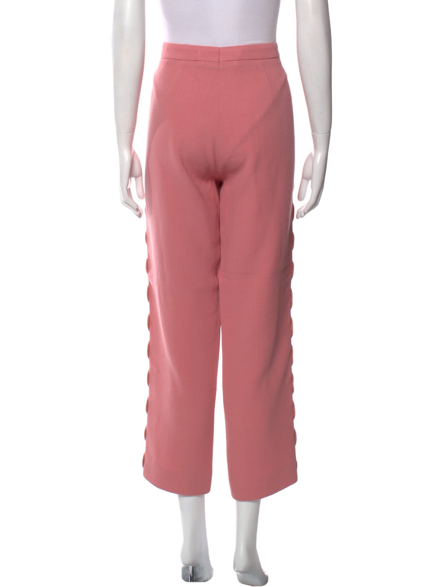 Escada Virgin Wool Straight Leg Pants