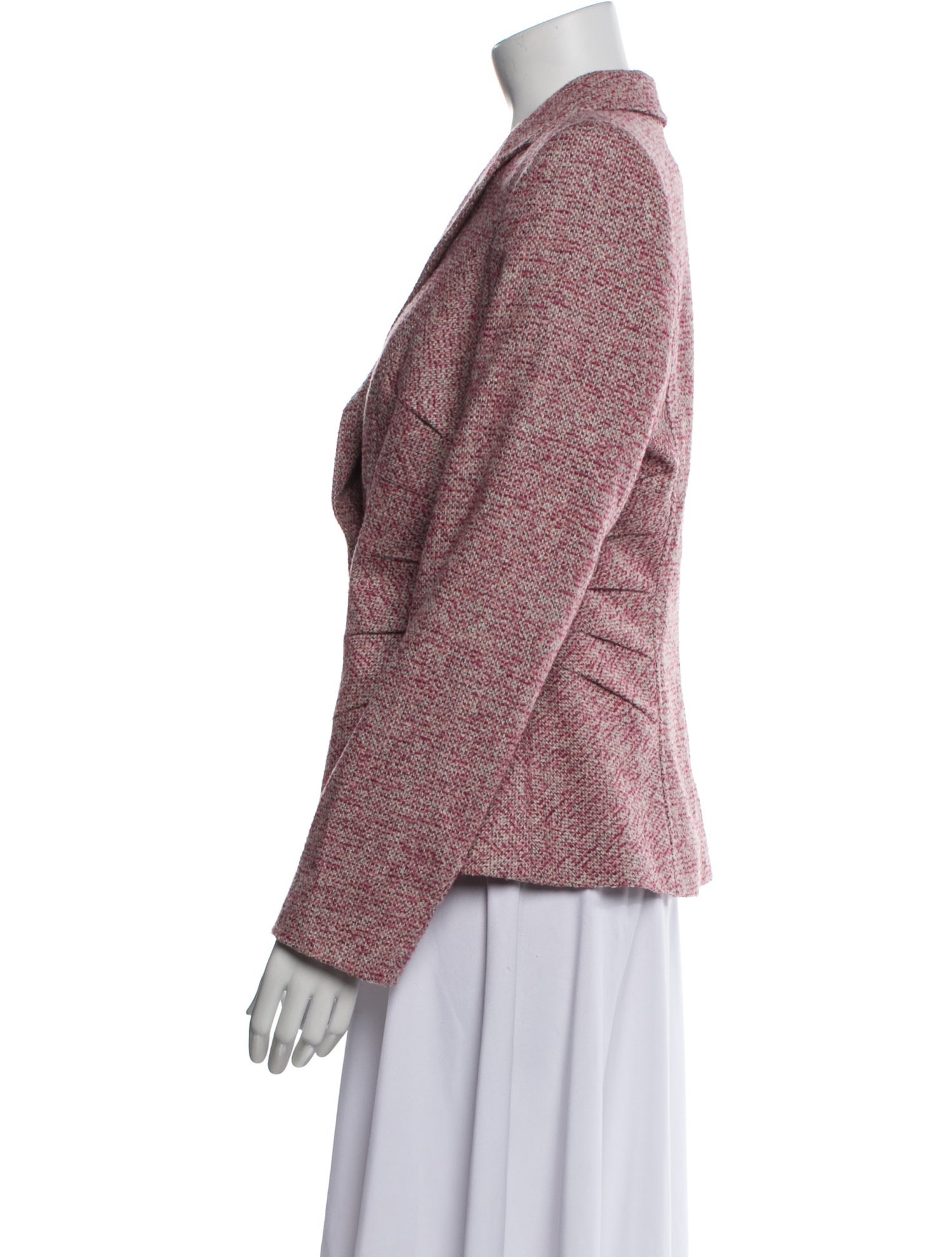 Escada Virgin Wool Tweed Pattern Blazer