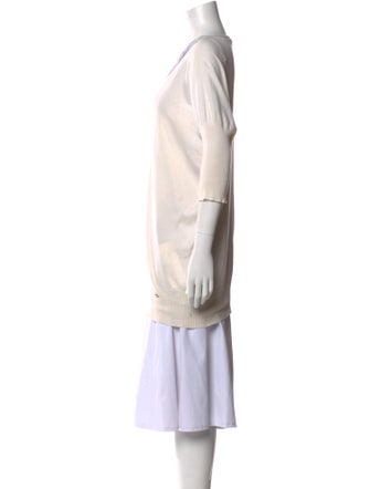 Escada Cowl Neck Three-Quarter Sleeve Tunic