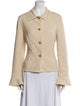 Escada Wool Tweed Pattern Blazer