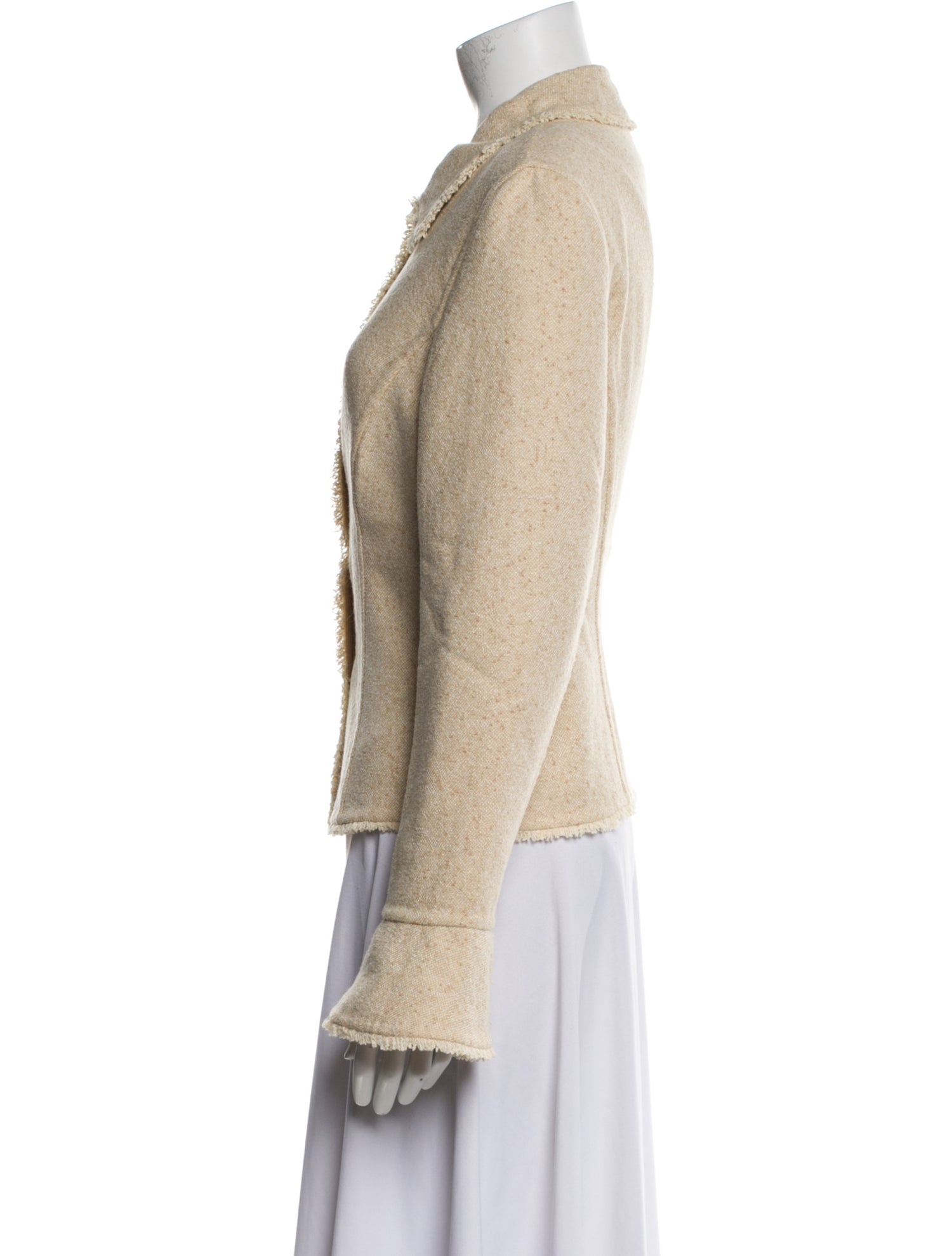 Escada Wool Tweed Pattern Blazer