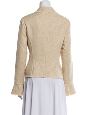 Escada Wool Tweed Pattern Blazer