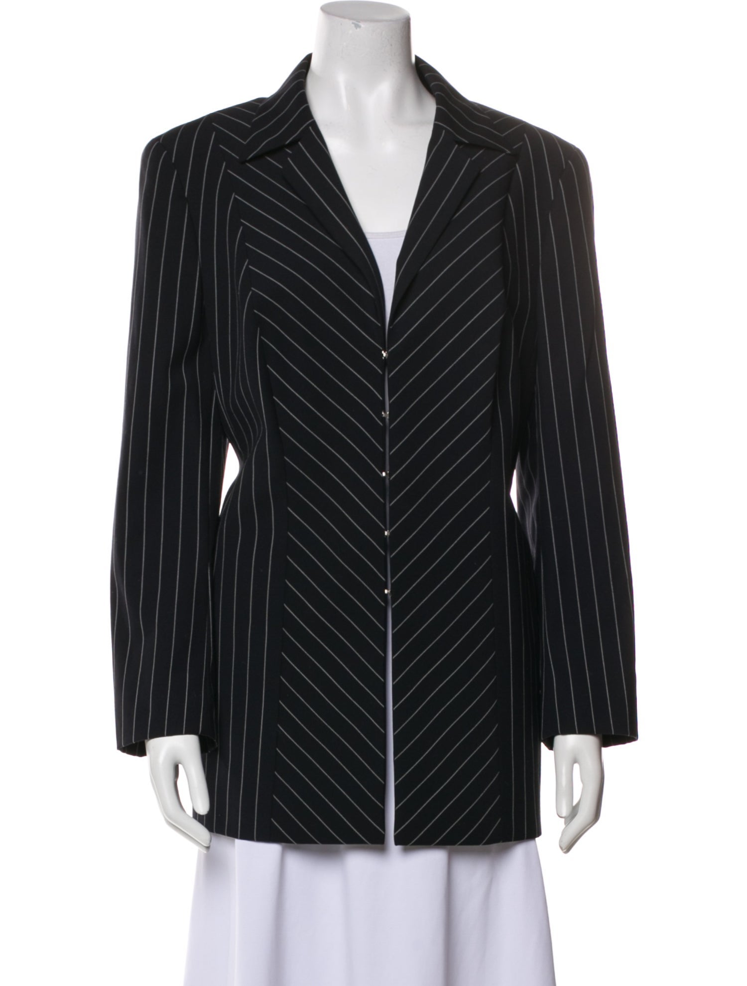 Escada Wool Striped Blazer