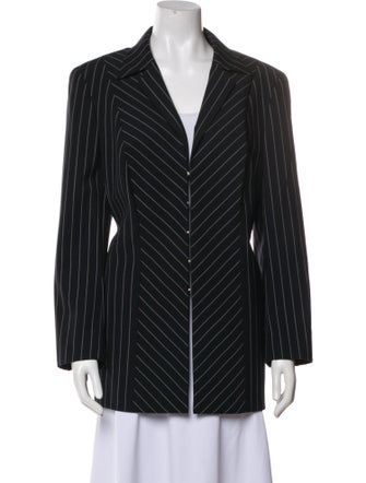 Escada Wool Striped Blazer
