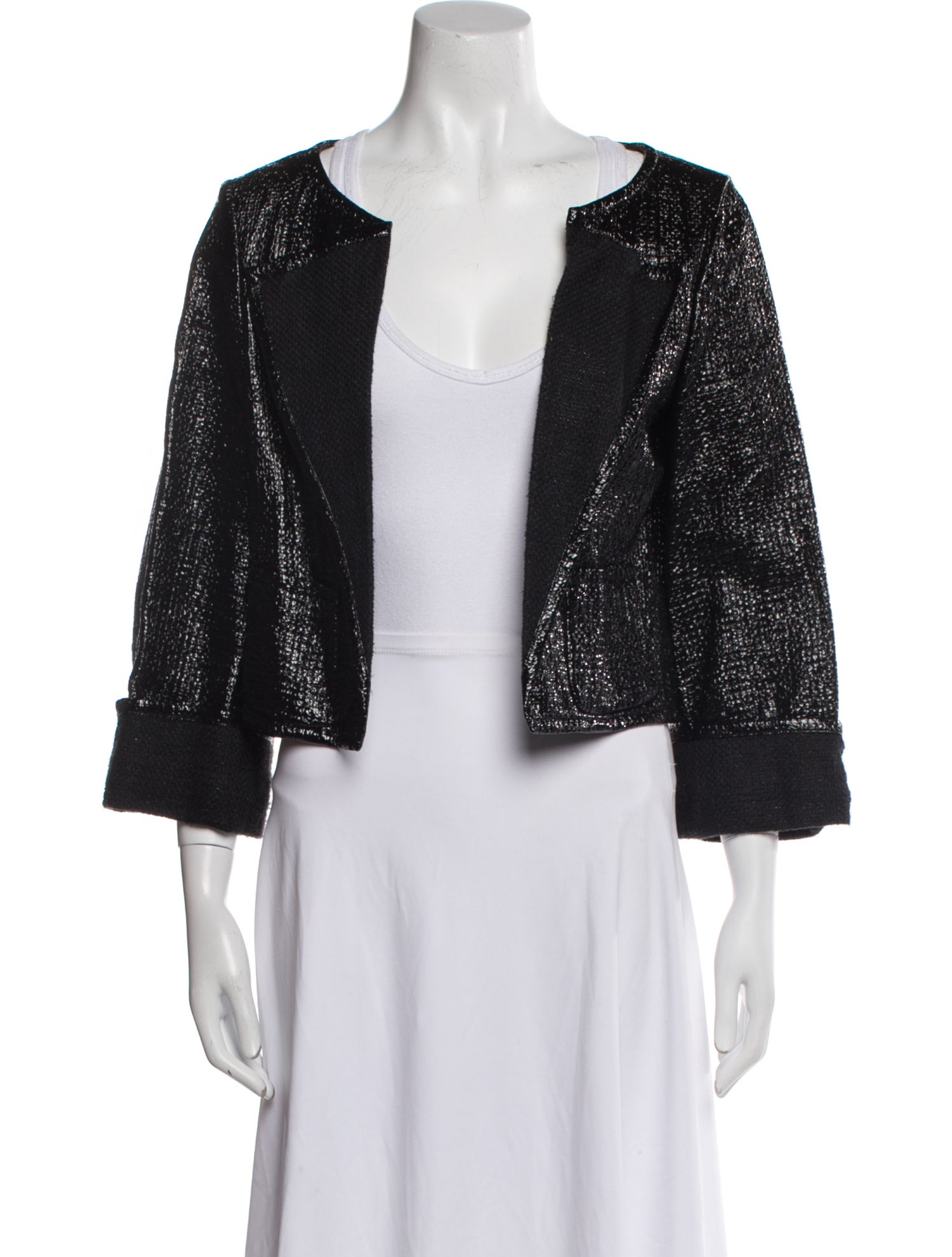 Escada Tweed Pattern Bolero