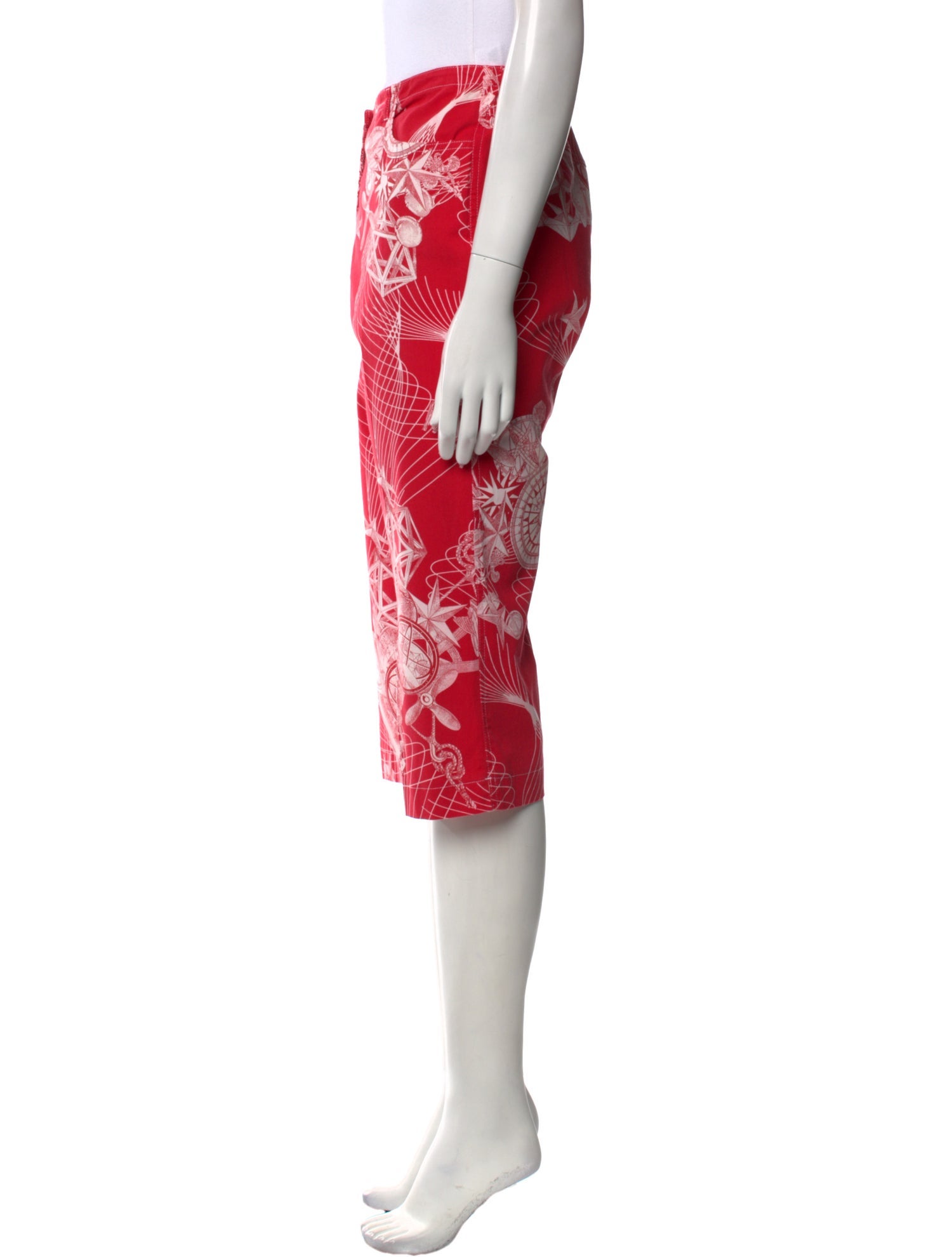 Escada Printed Wide Leg Pants