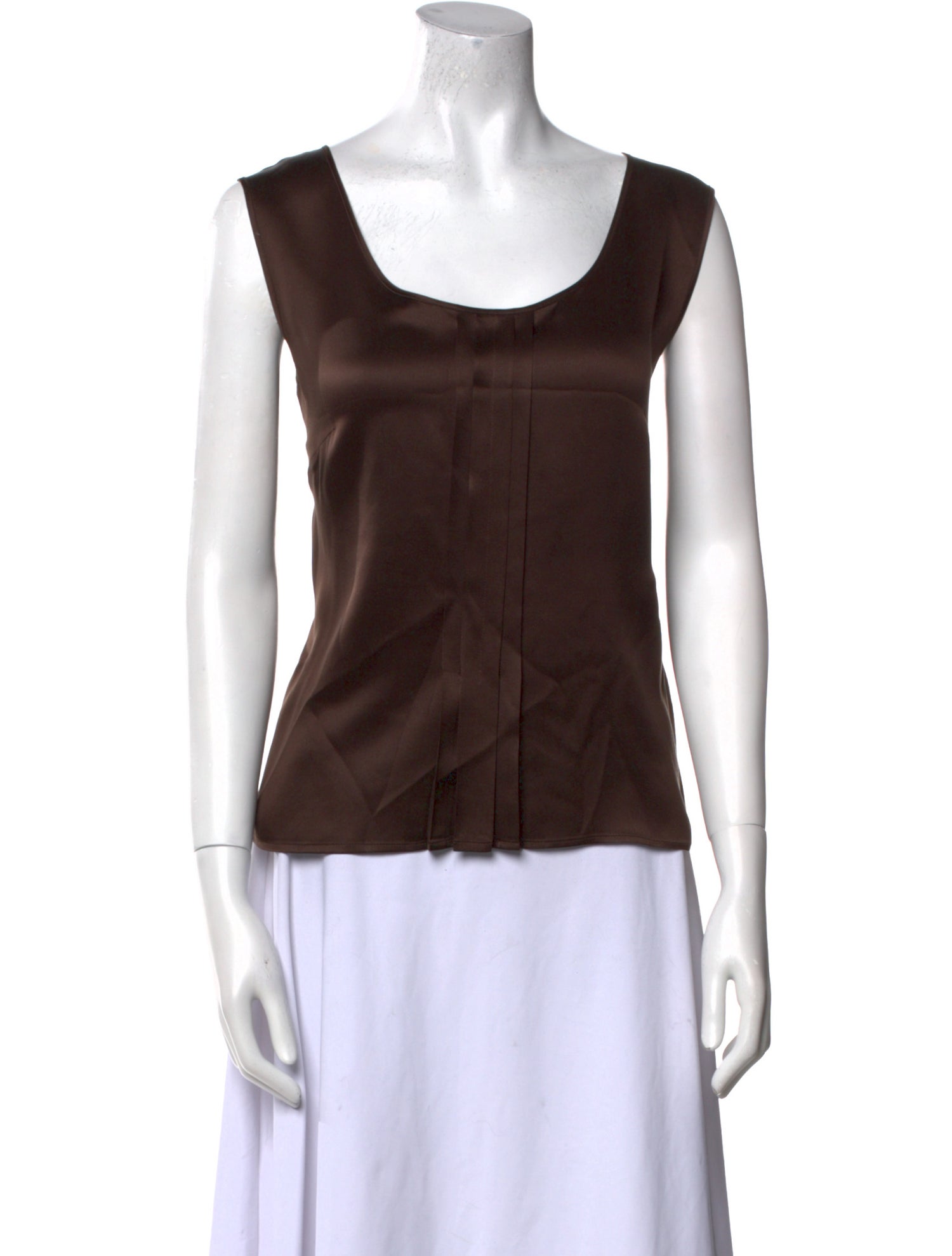 Escada Silk Scoop Neck Top