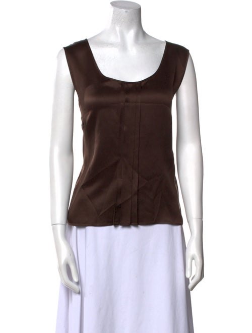 Escada Silk Scoop Neck Top