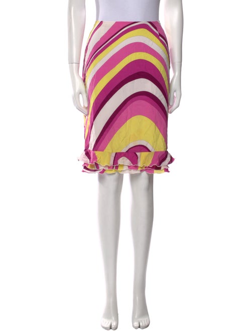 Escada Silk Knee-Length Skirt