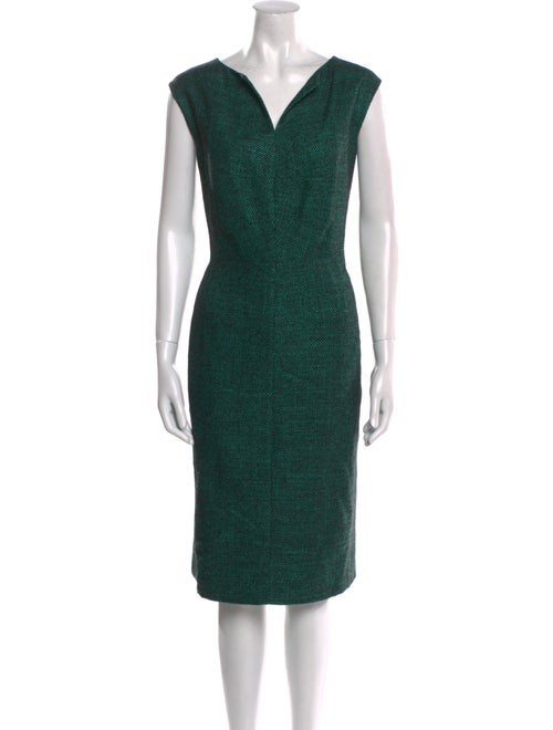 Escada Virgin Wool Midi Length Dress