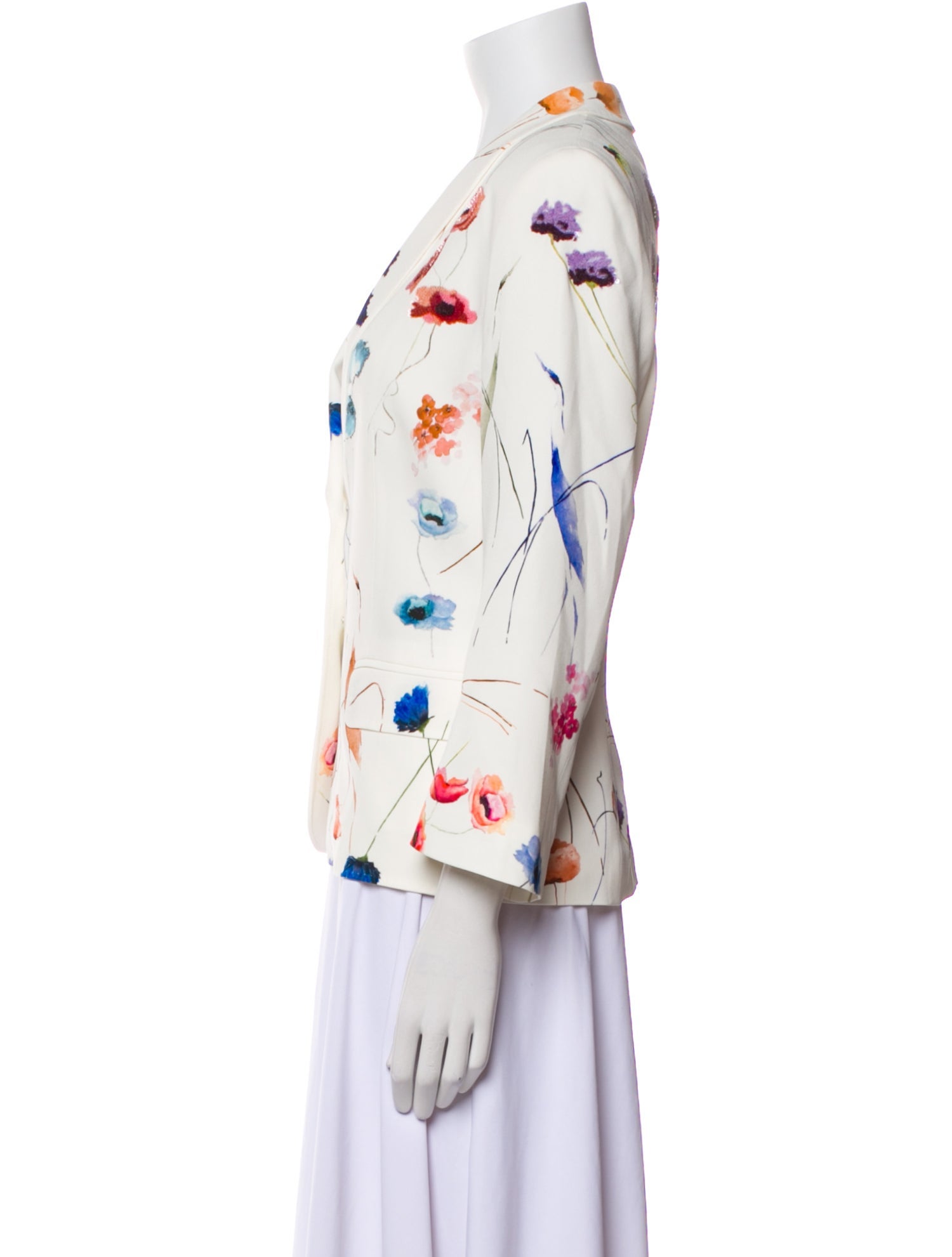 Escada Floral Print Blazer