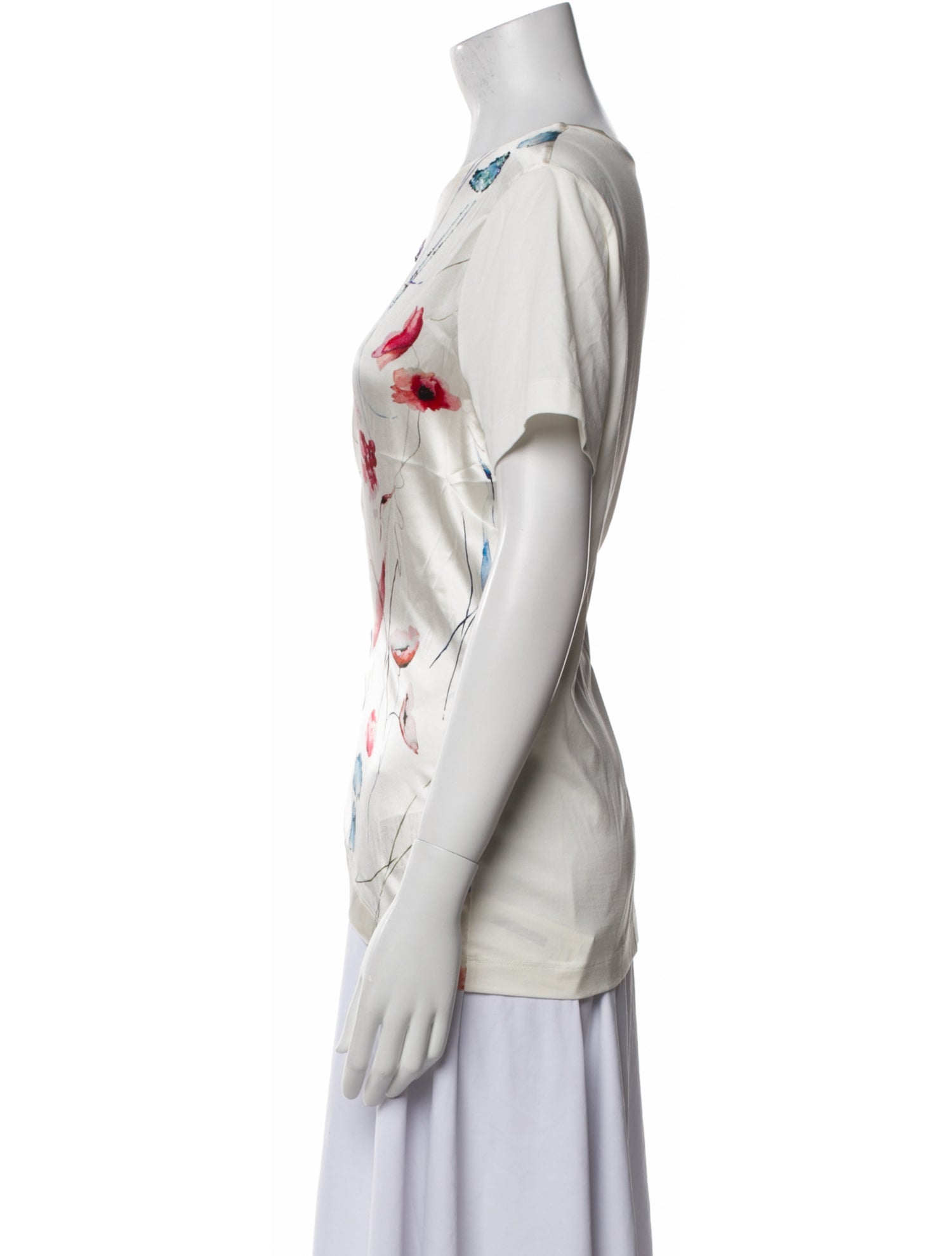 Escada Graphic Print Scoop Neck T-Shirt