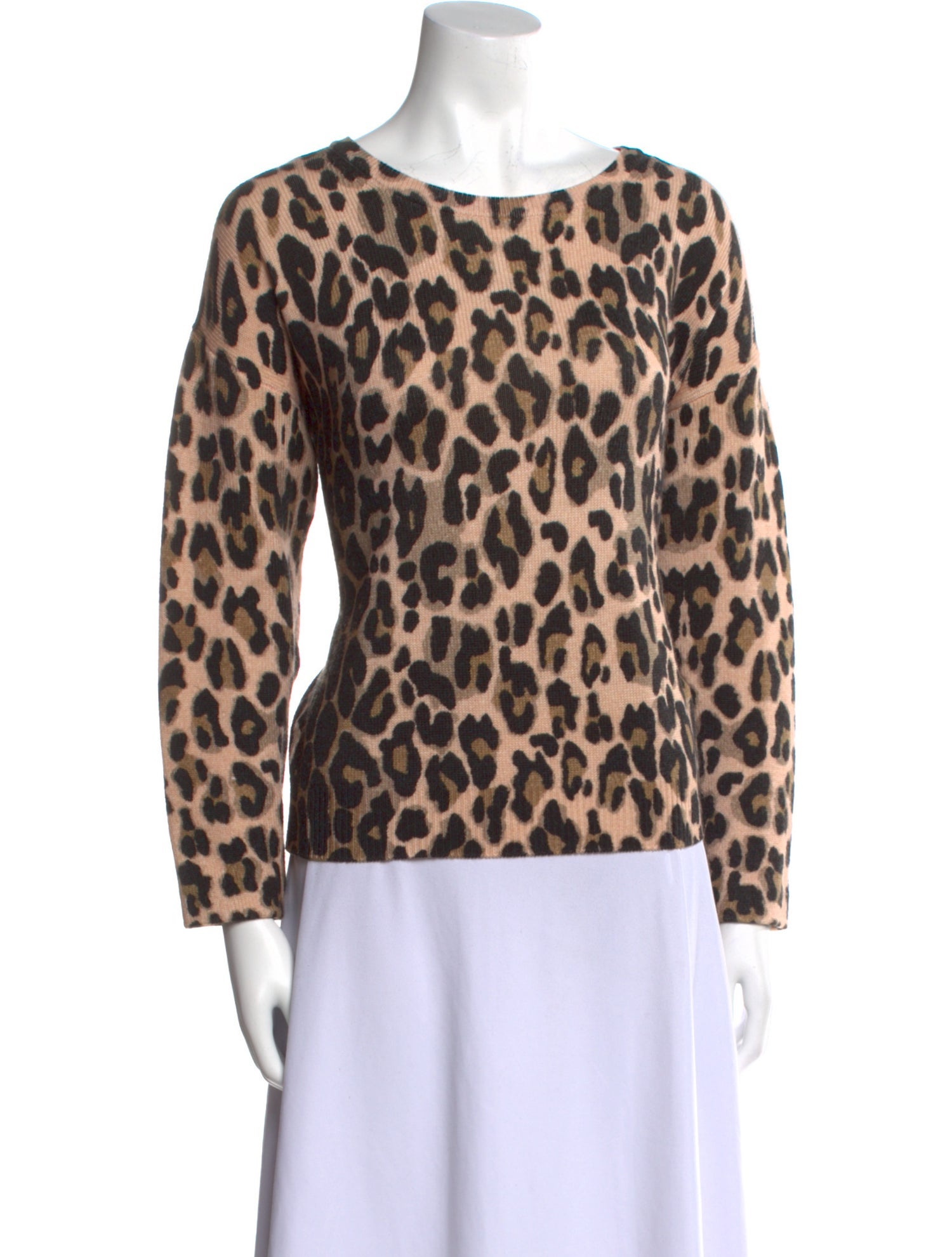 Escada Wool Animal Print Sweater