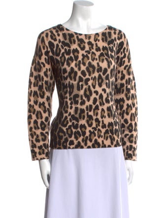 Escada Wool Animal Print Sweater