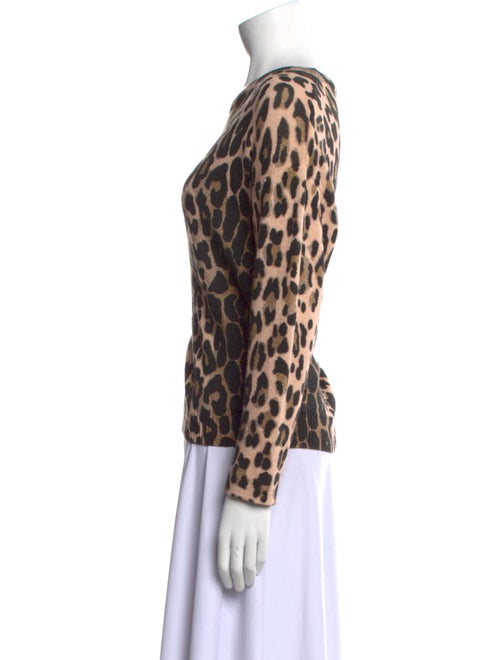 Escada Wool Animal Print Sweater