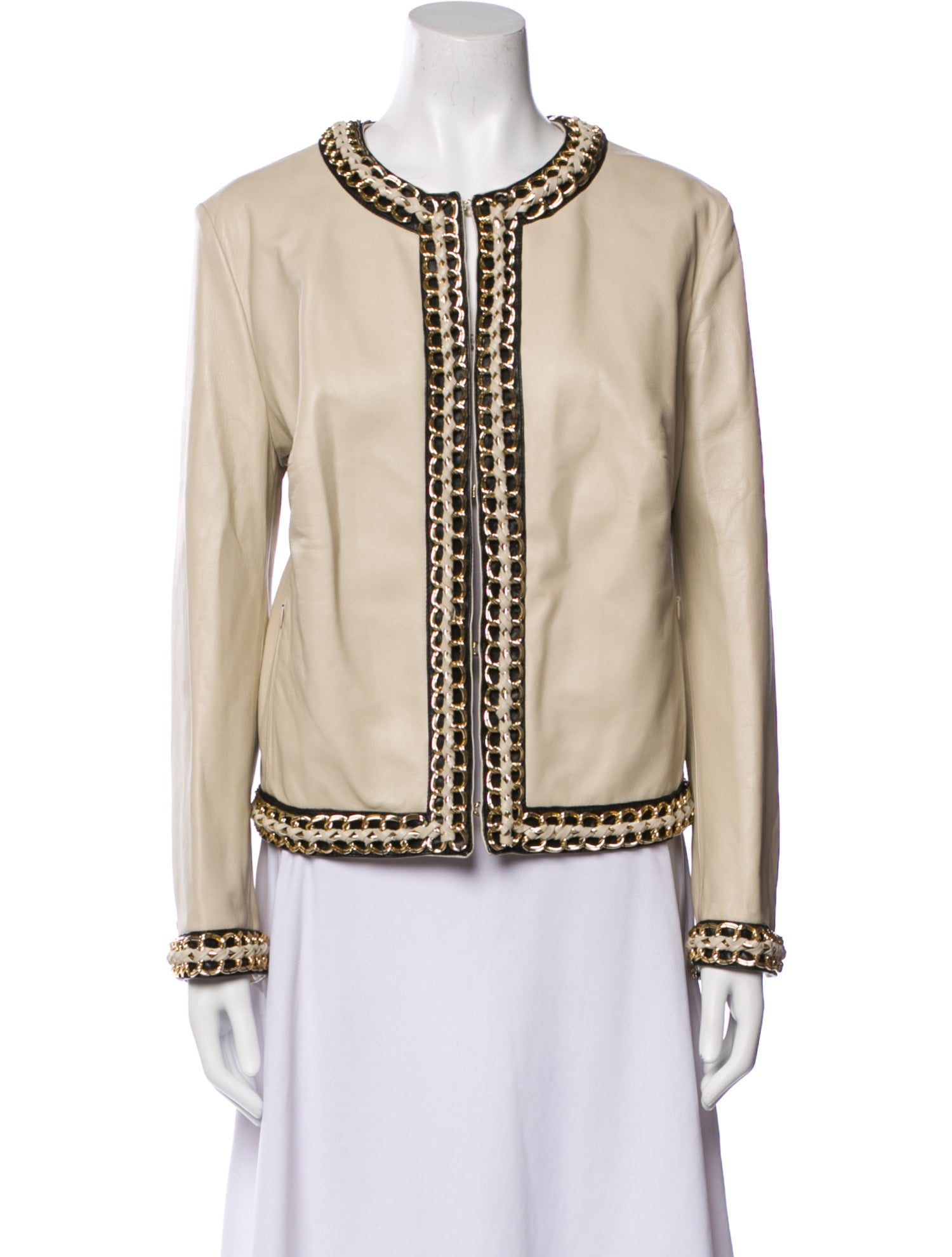 Escada Lamb Leather Evening Jacket