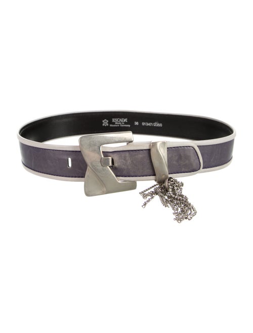 Escada Leather Tassel Accents Belt Kit