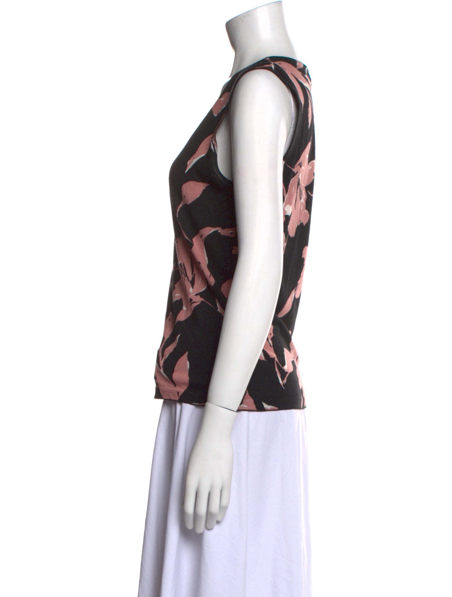 Escada Virgin Wool Printed Top