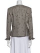 Escada Wool Printed Evening Jacket