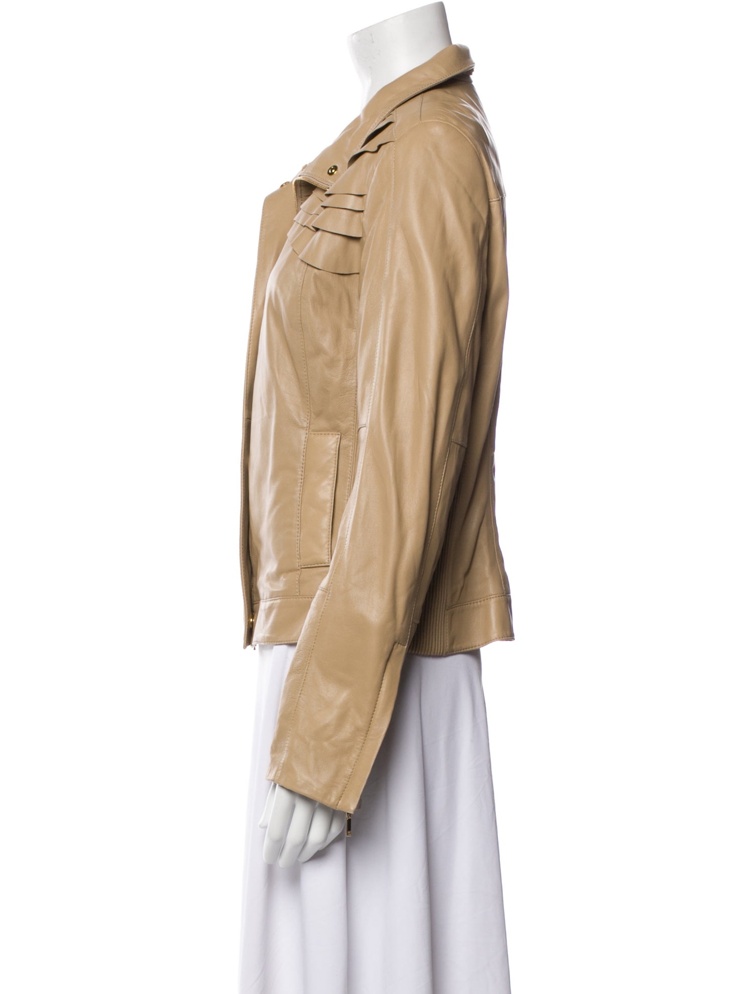 Escada Leather Biker Jacket