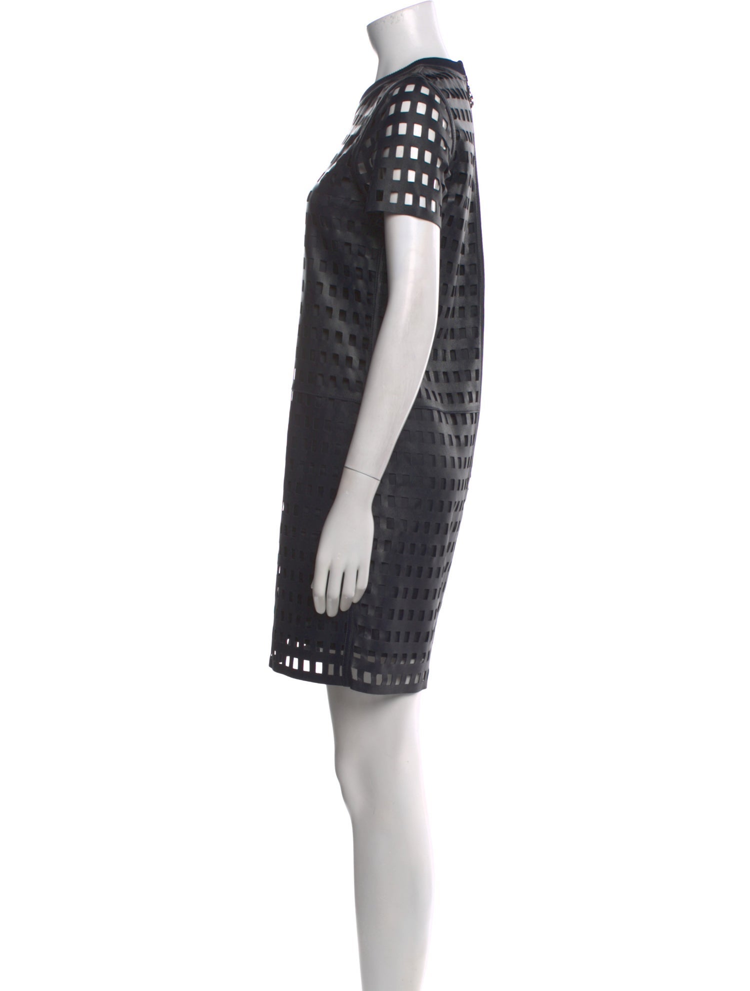 Escada Leather Mini Dress