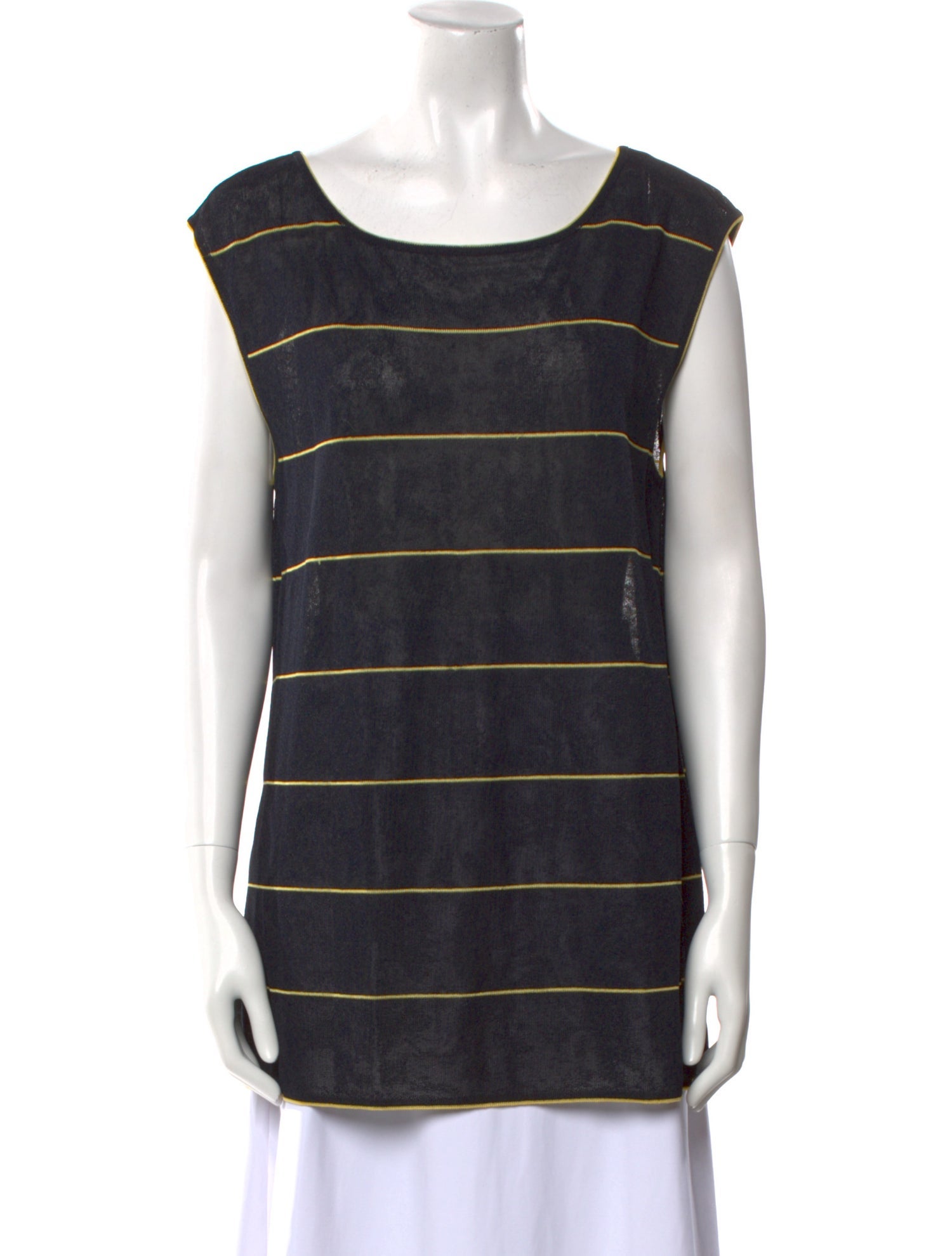 Escada Margaretha Ley Linen Striped Tunic
