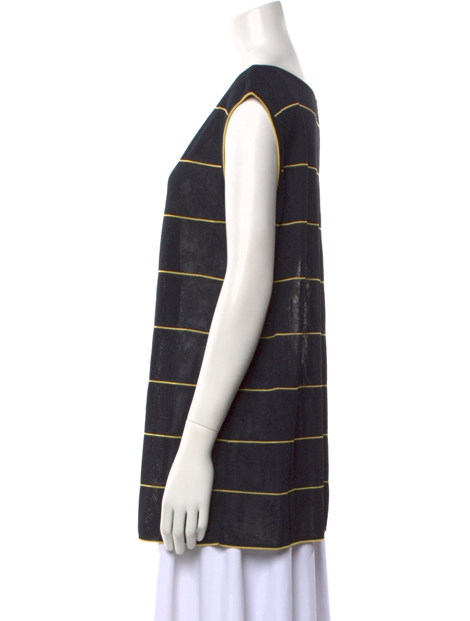 Escada Margaretha Ley Linen Striped Tunic