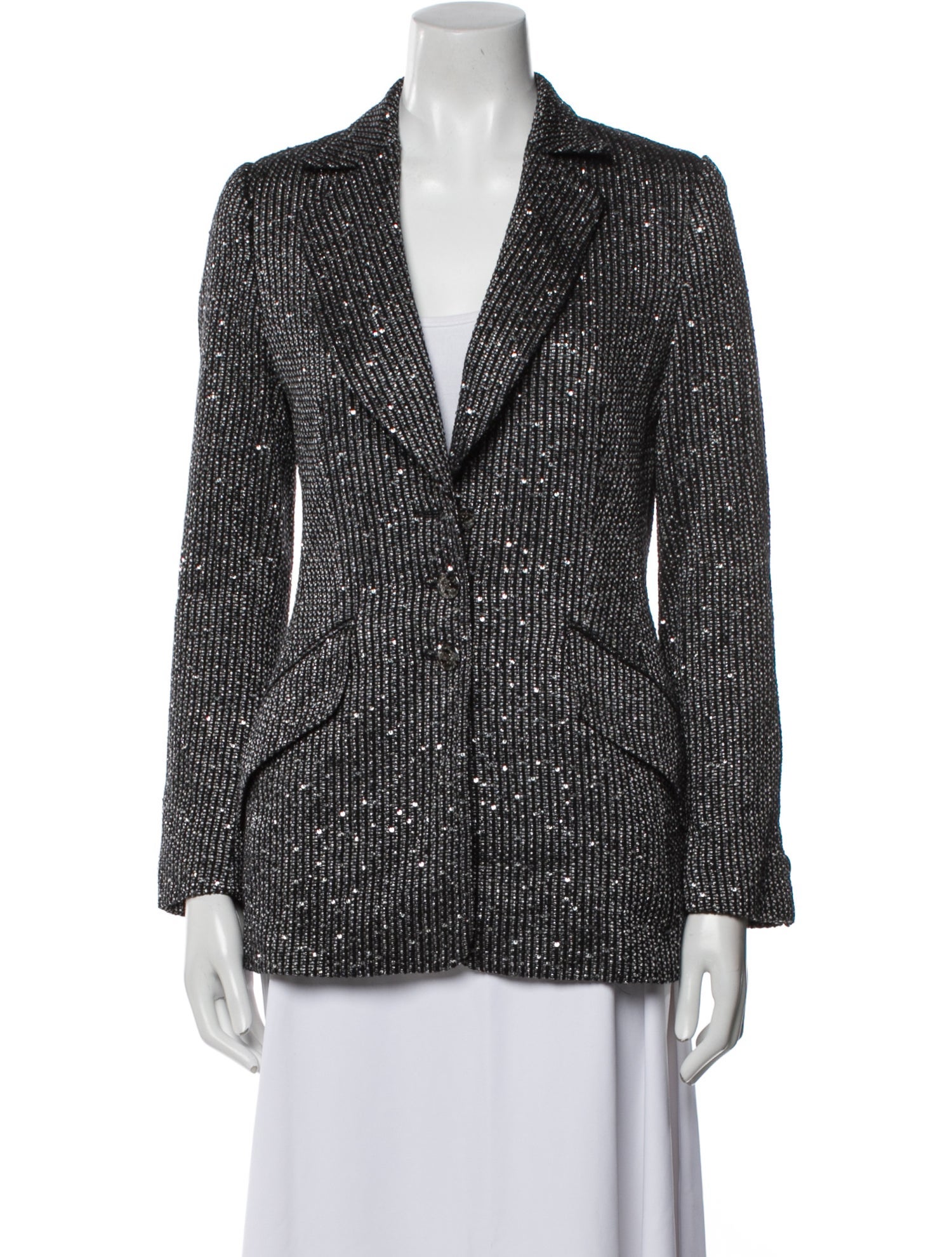 Escada Tweed Printed Blazer